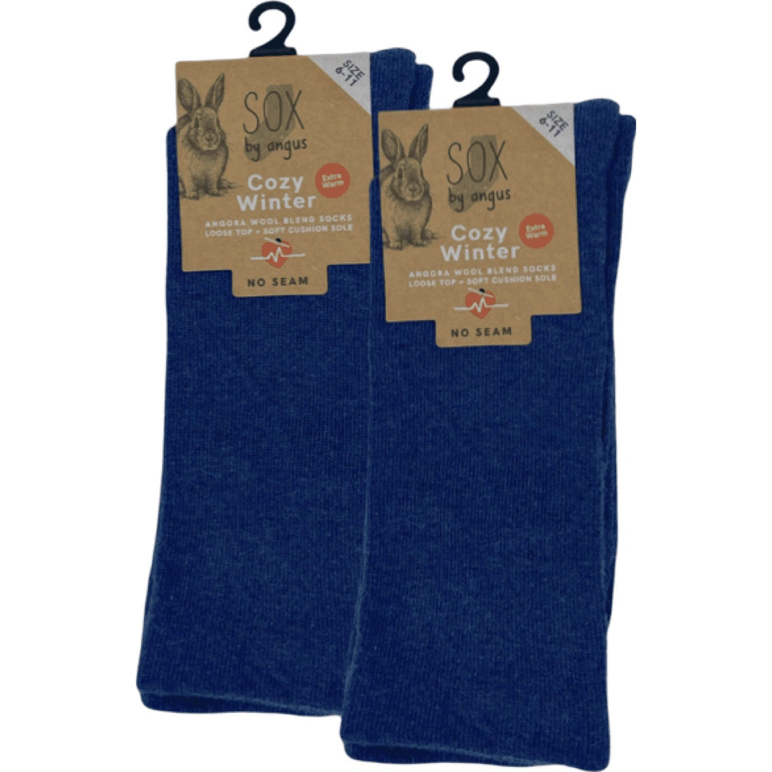 Cloud-Soft Denim Blend Socks - Seamless Comfort for Cozy Feet.